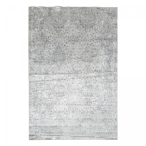 UnAmourDeTapis Tapis salon 160 x 230 cm gris, kilim graphique, original et structuré