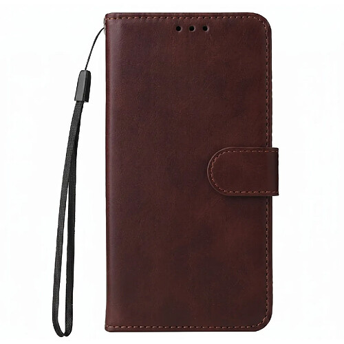 Avizar Étui Portefeuille pour Xiaomi 17T Effet Cuir avec Support Vidéo Marron