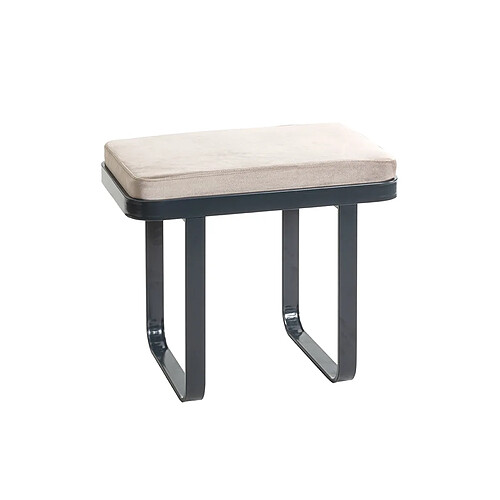 Paris Prix Banc Design 1 Place Dario 56cm Beige Gris