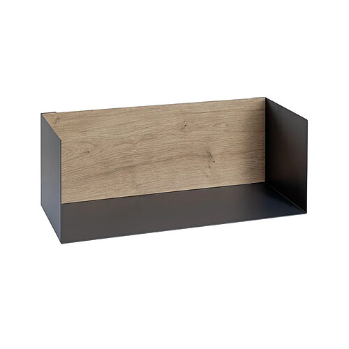Paris Prix Étagère Murale Design Korfu 45cm Anthracite & Chêne