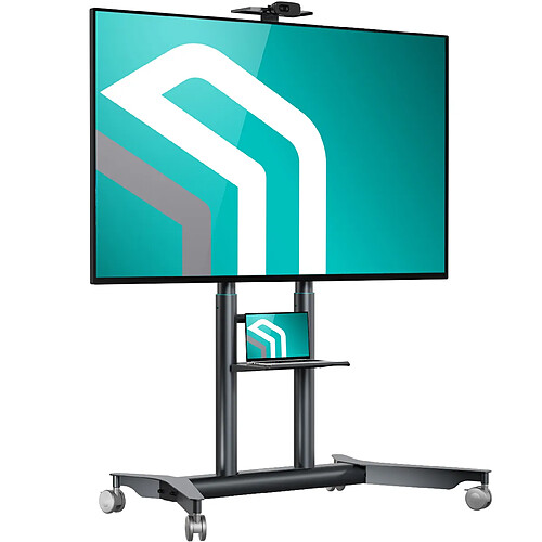 ONKRON Support TV pour 55" - 90", max 90 kg, VESA 200x200 - 800x600, Graphite TS1871-G