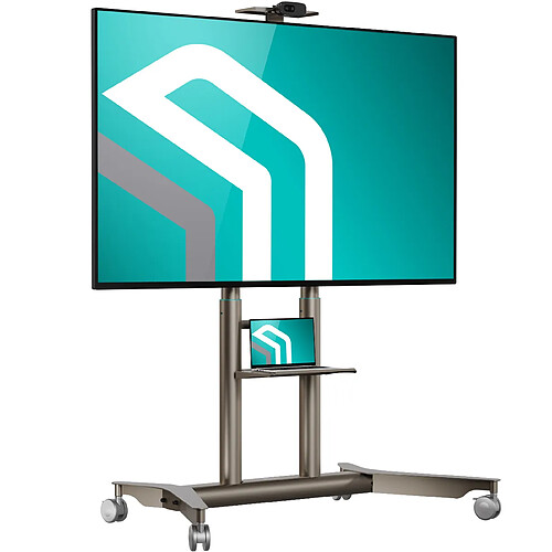 ONKRON Support TV Roulettes pour 55 - 90",90 kg,VESA 200x200 - 800x600,Champagne TS1871-C