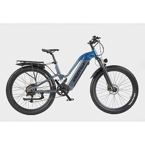 KIMDYMA Vélo électrique K02 1000W pic 45km/h, batterie Samsung 48V20Ah, 120km autonomie, Shimano 9V