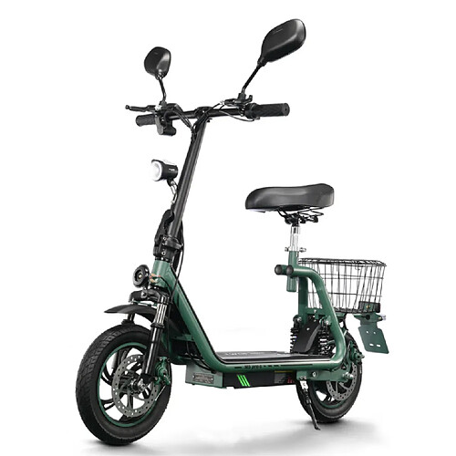 Trottinette électrique Pliable TWOFISH M5 PRO-E,moteur 500W,48V 13AH,Vert