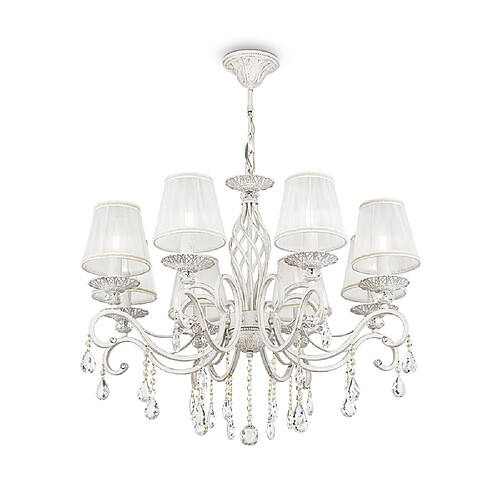 Maytoni lustre Grace - Blanc