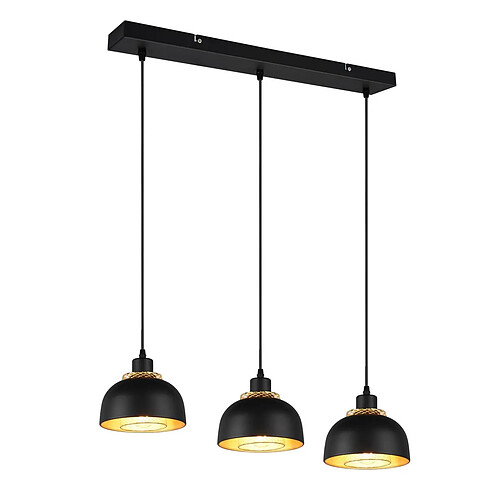 RL Trio lighting Suspension Punch métal - Noir