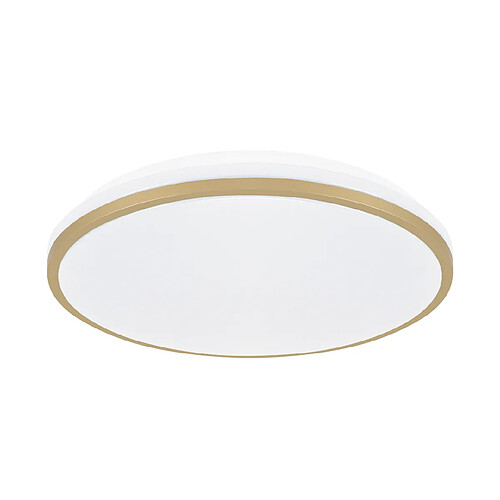 Plafonnier blanc/or rond ?38 LED 24W 4000K Linus Struhm
