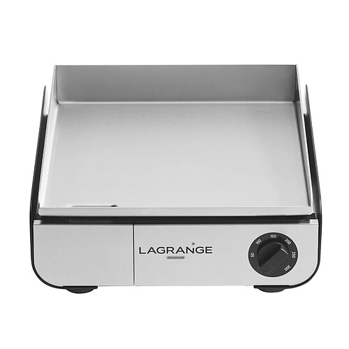 Plancha électrique 1750w plaque inox 35x40cm - 219201 - Pro 35 - LAGRANGE