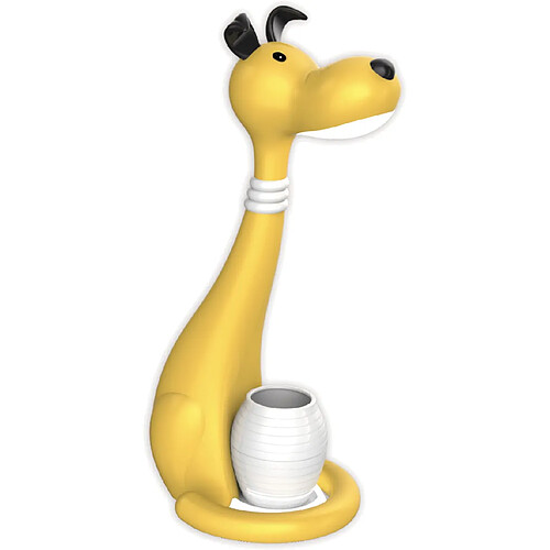 Lampe de bureau enfant chien jaune LED Kaja K-BL1607