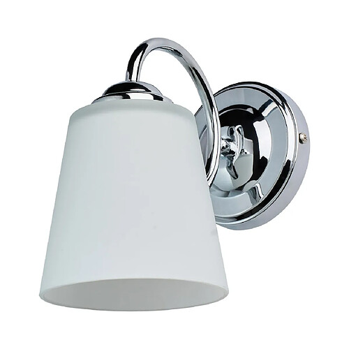 Milagro Applique murale chrome verre conique 1xE27 15W Pafos