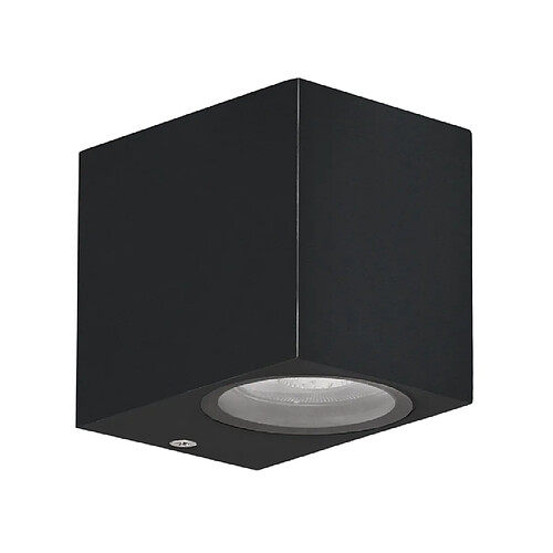 Applique ext. cube noir GU10 35W IP44 Nerium Candellux