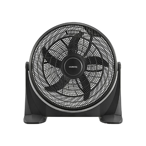 Oceanic Ventilateur sur pied 65 W - Tête 54 cm - 3 vitesses - Noir