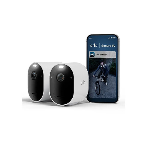 ARLO Pro 6 2K+ Spotlight - Kit de 2 caméras - Sirène