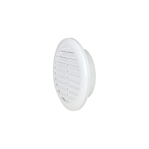 AUTOGYRE Grille Élégance 138 mm - Blanche - Plastique - Avec moustiquaire