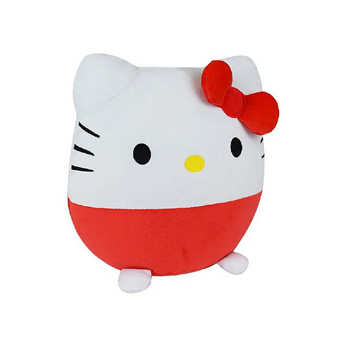 JEMINI Hello Kitty Coussin peluche 27 cm - Effet velours