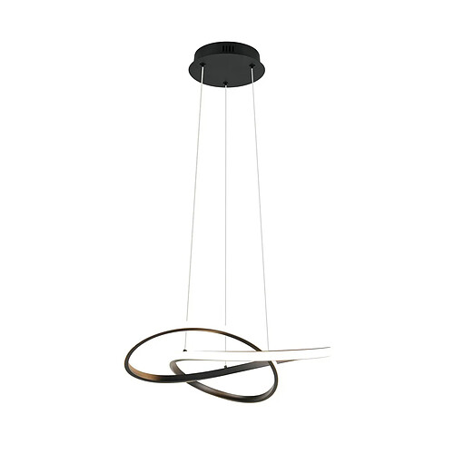 RL Suspension design LED noire en boucle 36W 4200 lm 3000K MANSA