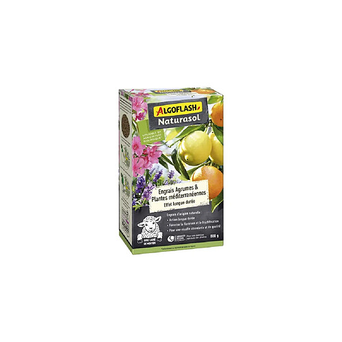 ALGOFLASH NATURASOL Engrais Agrumes & Plantes Méditerranéennes BIO - 800 g