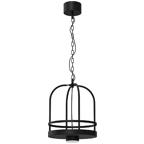 Suspension industrielle noire cage 1xGX53 15W Zona Luminex
