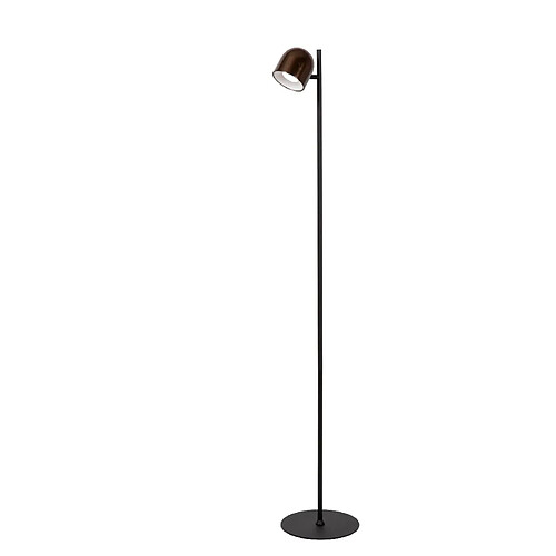 Lucide Lampadaire LED sans fil minimaliste café-noir IP44 3W, variateur tactile, 3000-6000K