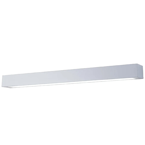 Light Prestige Applique Ibros XL 120cm blanche LED 18W 3000K IP44 Light
