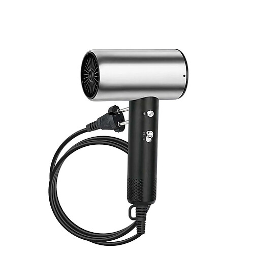 Avizar Sèche-cheveux Ergonomique 1200W avec Système Multi-Ventilation Noir / Argent
