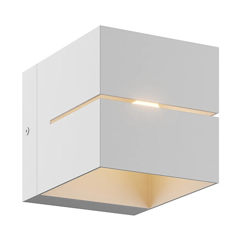 Applique cube moderne blanche TRANSFER WL G9 40W Zuma Line