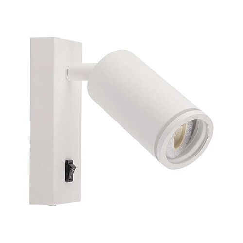 Vtac Applique murale de chevet V-TAC GU10 blanche interrupteur