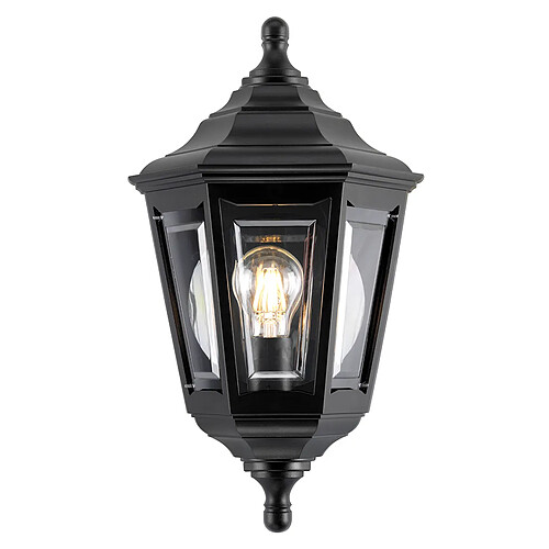 Elstead Lighting Applique murale extérieure noire E27 60W Kinsale Elstead