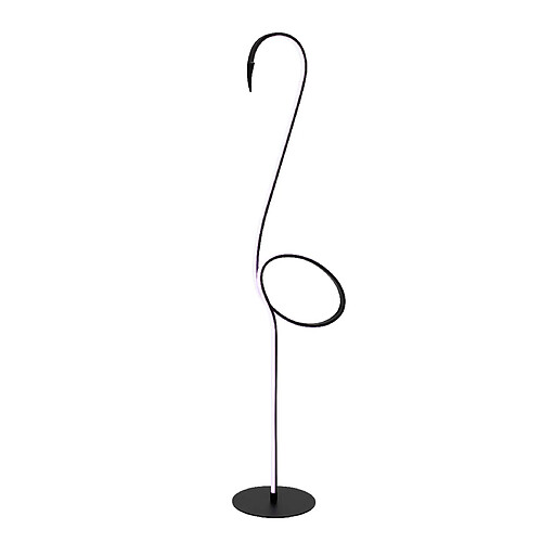 Lucide Lampadaire Flamingo LED - Noir