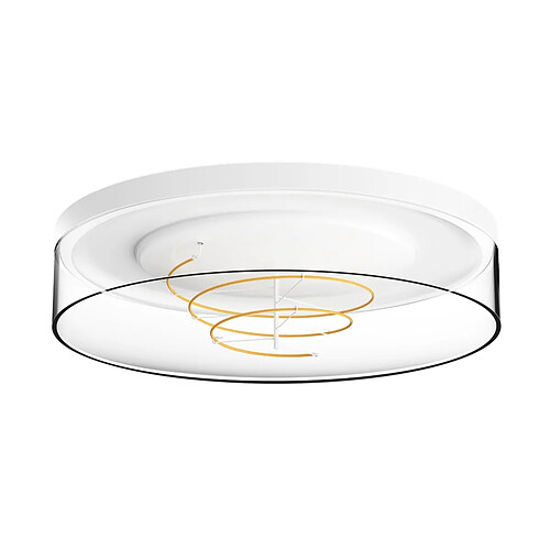 Plafonnier LED en verre NOLAN Zuma Line 17W 2700K blanc chaud dimmable