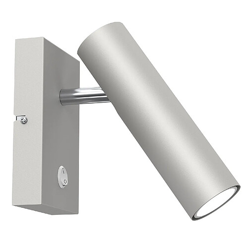 Applique murale gris clair orientable inter. GU10 8W Axion Luminex