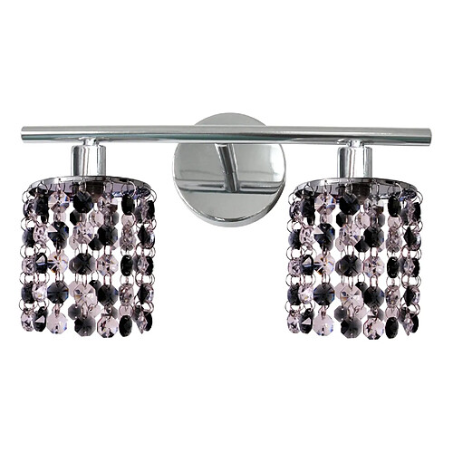 Candellux applique murale verre - Argent