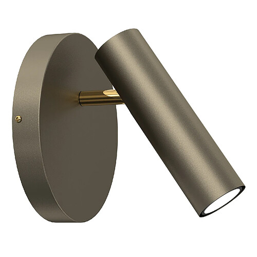 Applique liseuse tube or titane Axion GU10 8W Luminex