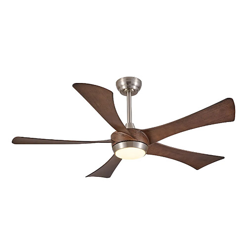 ByteLike Ventilateur de plafond 132cm avec lumière LED dimmable