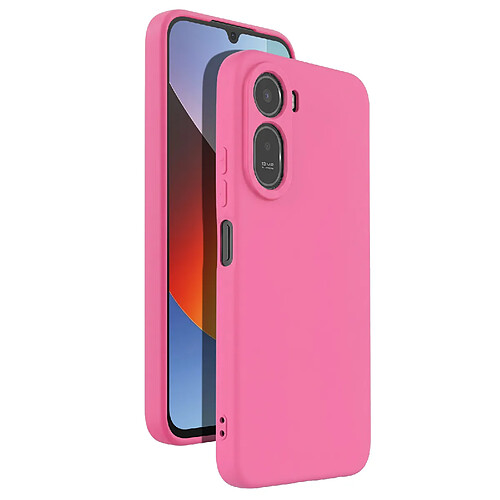 Avizar Coque pour Redmi A7 Pro Soft-Touch en Silicone Série Fast Cover Fuchsia