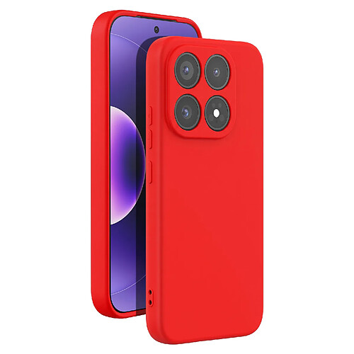 Avizar Coque pour Xiaomi 17 Soft-Touch en Silicone Série Fast Cover Rouge