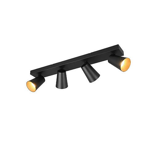 Trio Spot intérieur 4 lampes - Noir