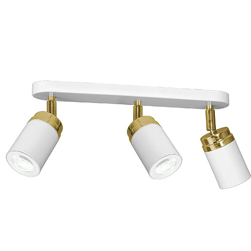 Luminex Spot Reno 3 lampes - Blanc