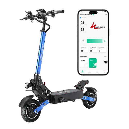 Trottinette Électrique HALO KNIGHT T108 – Double Moteur 2×1200W