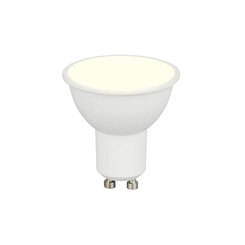 RL Ampoule LED spot GU10 5W blanc chaud 345 lm verre dépoli blanc