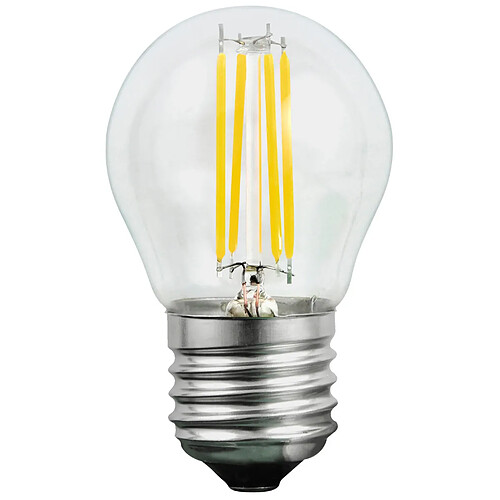 Ampoule LED fil. G45 E27 400 lm 3000K Polux Platinum