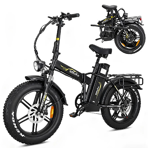 Vélo électrique pliable EMOKO C94 Moteur 1000W batterie 48V 35Ah autonomie 100km 50km/h
