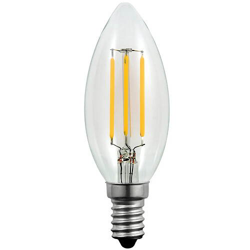 Ampoule LED filament C35 E14 4W 400lm 3000K Polux