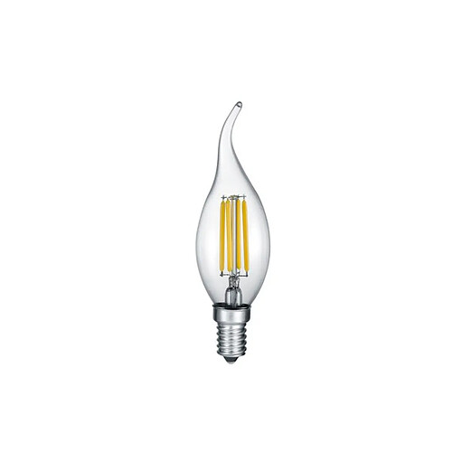 Trio Ampoule LED flamme transparente E14 4W 2700K 470 lm, dimmable