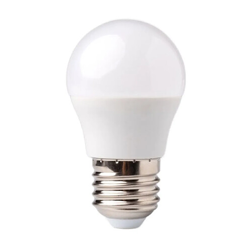 Ampoule LED globe opale E27 7W 3000K 630lm Ecolight