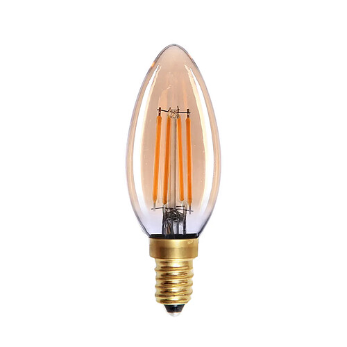 Ampoule LED 4W E14 bougie ambre dimmable 2200K Italux