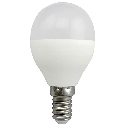 Ampoule LED G45 E14 650 lm 3000K opale Polux Platinum