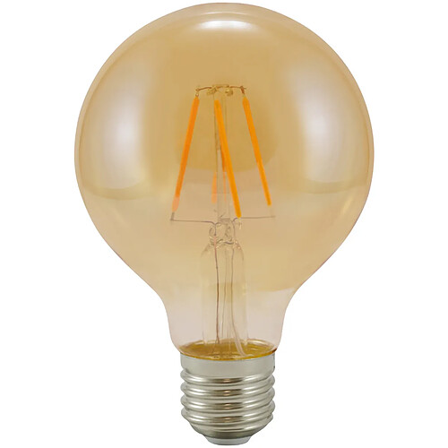 Ampoule filament G80 E27 2000K 350lm ambre vintage Polux