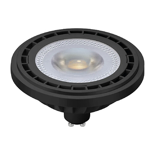 Ampoule LED AR111 GU10 6W noire 4000K 450lm Eko-Light