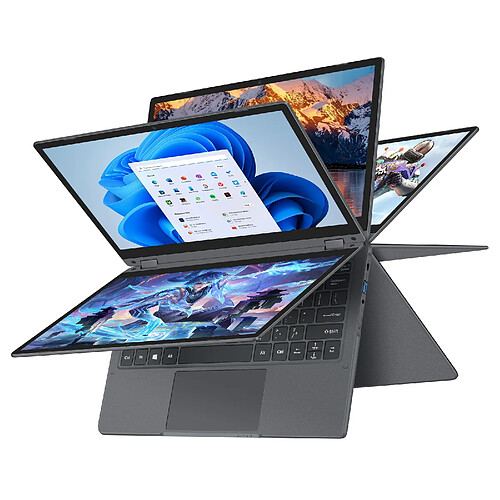 VANWIN PC Portable 11.6"Ecran Tactile rotation 360°8Go RAM 256Go SSD-Intel® Pentium® Gold 6500Y